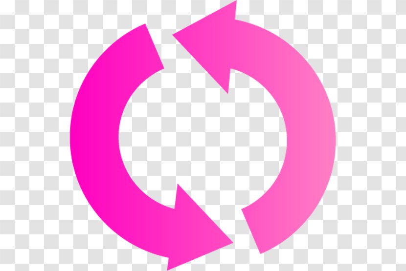 Pink Clip Art Circle Font Magenta - Symbol Logo Transparent PNG