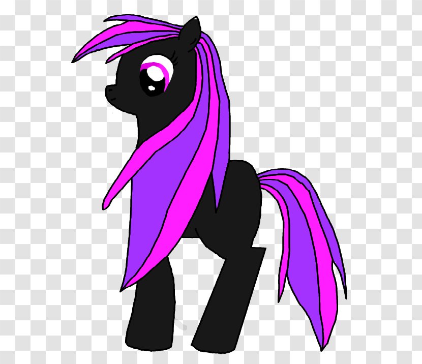 Horse Pony Bat Vertebrate Violet - Purple - Star Light Transparent PNG
