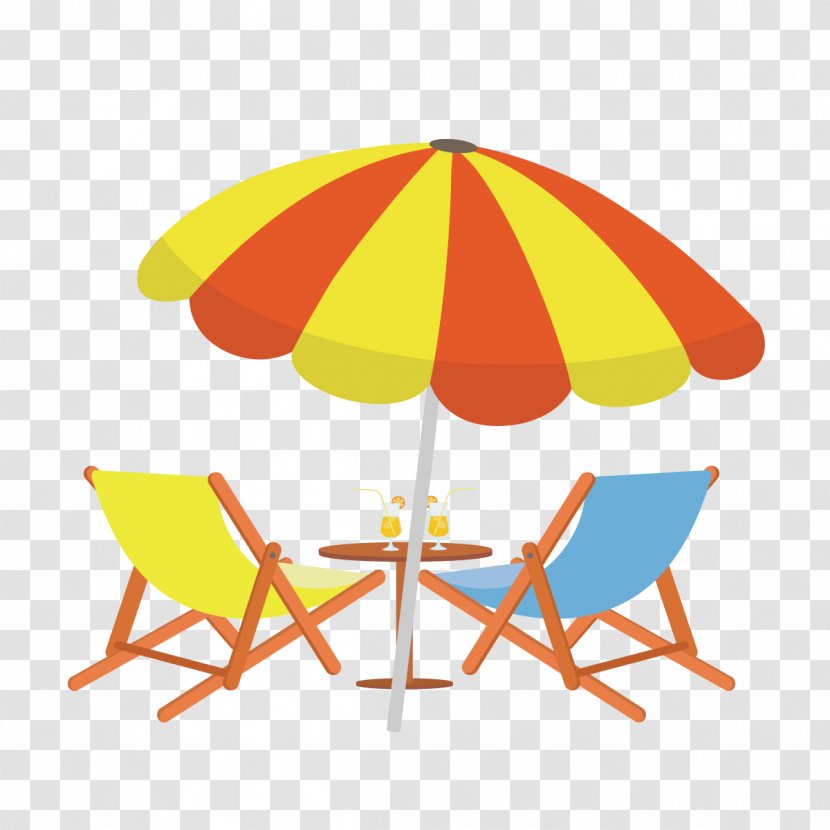 Vector Beach Chair - Pattern Transparent PNG