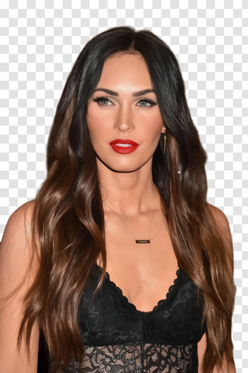 Fox Cartoon - Brown Hair - Lipstick Model Transparent PNG