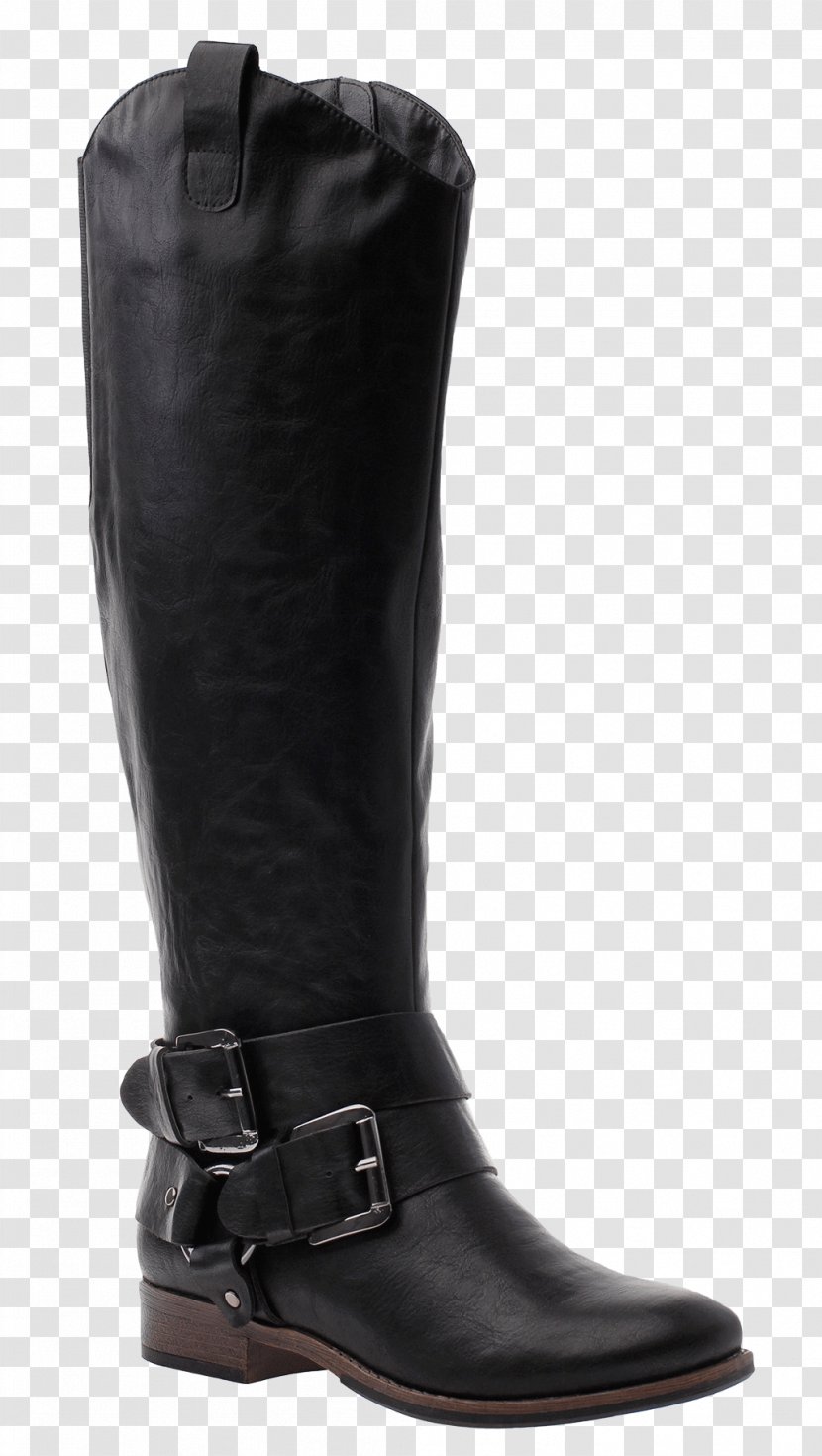 Riding Boot Shoe Knee-high Leather Transparent PNG