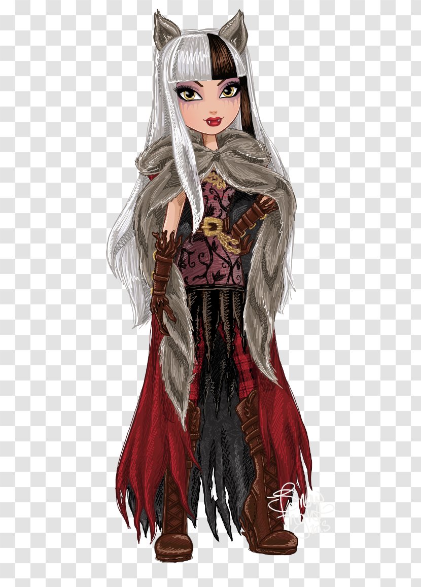 Gray Wolf Ever After High Big Bad Doll Monster - Frame - Cartoon Transparent PNG