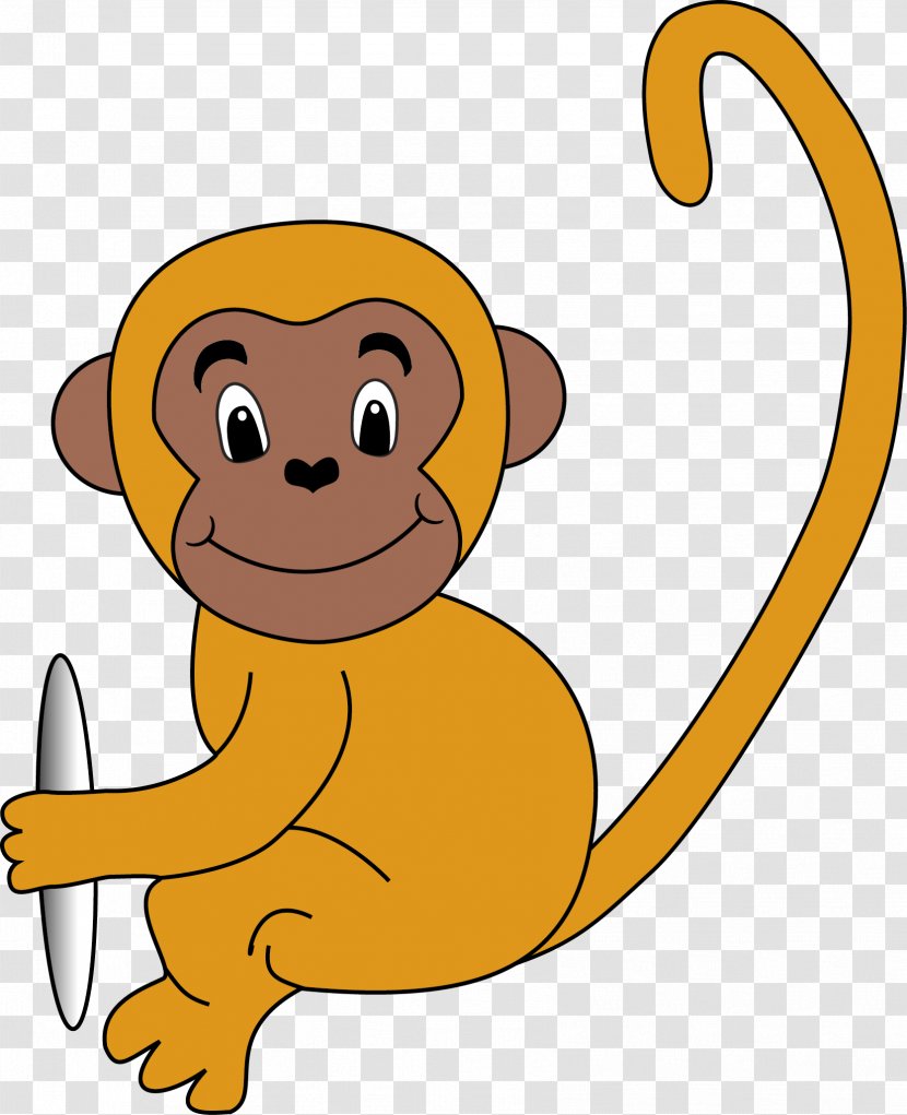 Clip Art Image Free Content Openclipart - Tail - Old World Monkey Transparent PNG