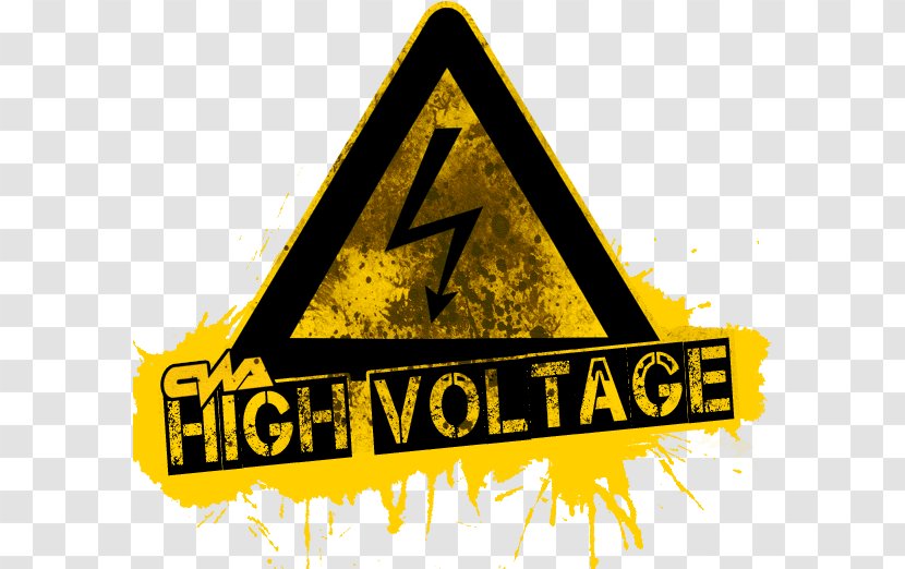 High Voltage - Disc Jockey - Sign Transparent PNG