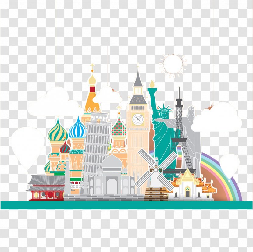 Cartoon - Art - Russia Creative Castle Transparent PNG
