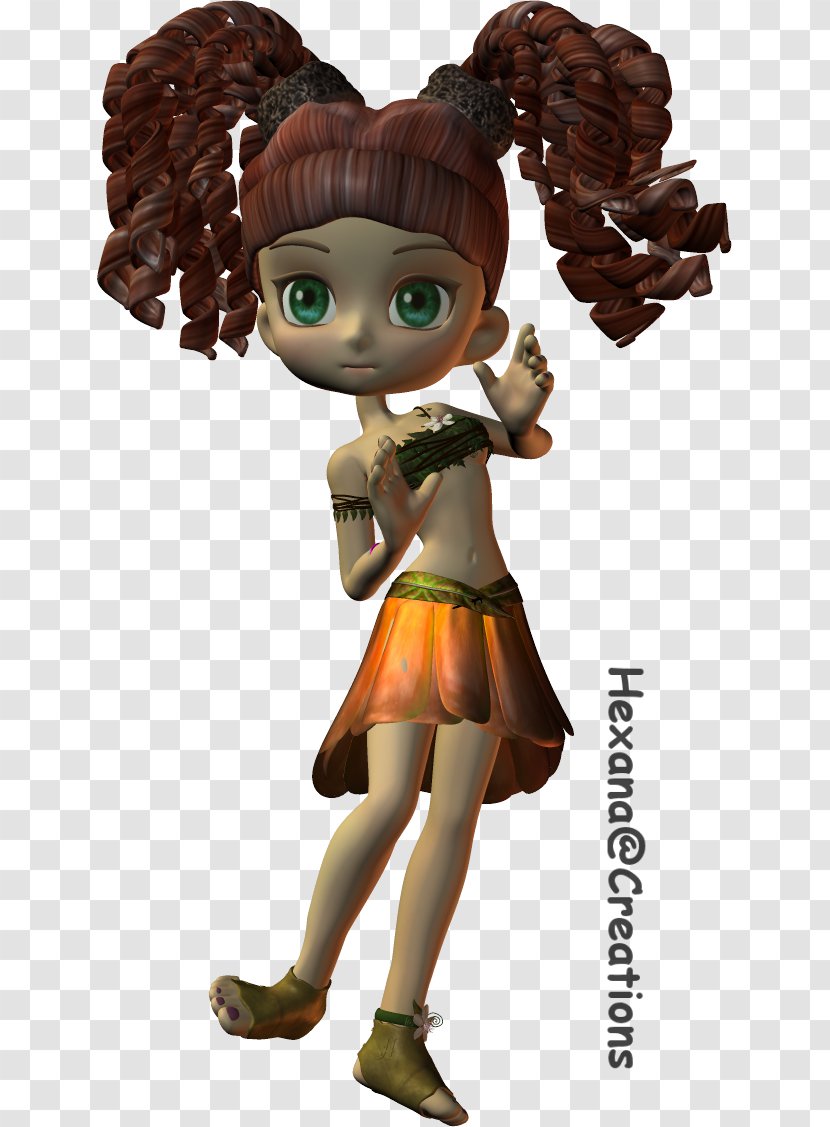 Brown Hair Figurine Legendary Creature - Bied Transparent PNG