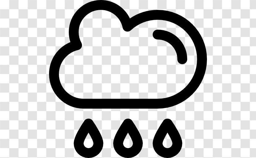 Rain Cloud Symbol Weather - Rainy Icon Transparent PNG