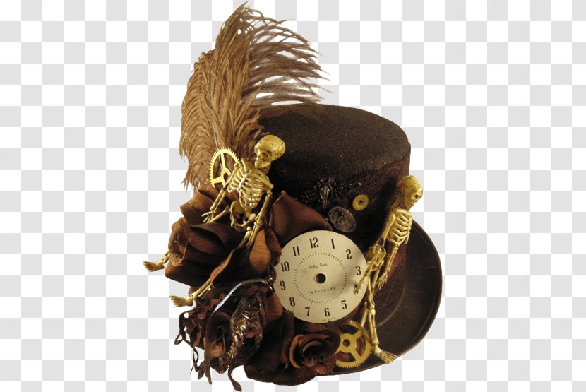 Mad Hatter Steampunk Fashion Top Hat Transparent PNG