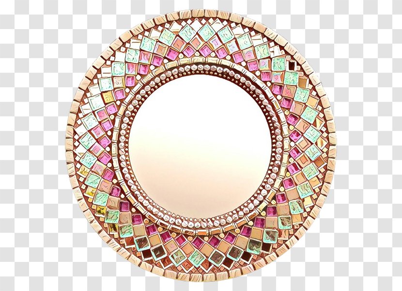 Dishware Pink Plate Tableware Mirror - Platter - Dinnerware Set Transparent PNG