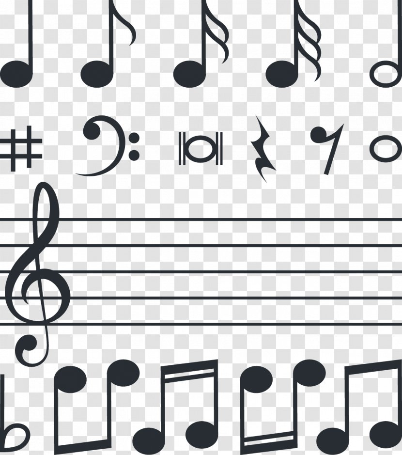 Musical Note Download Euclidean Vector Clef - Flower Transparent PNG