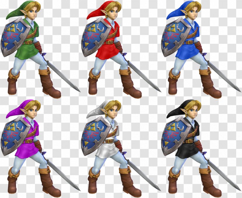 The Legend Of Zelda: Ocarina Time Link Project M Super Smash Bros. Brawl For Nintendo 3DS And Wii U - Zelda A To Past - Recreation Transparent PNG