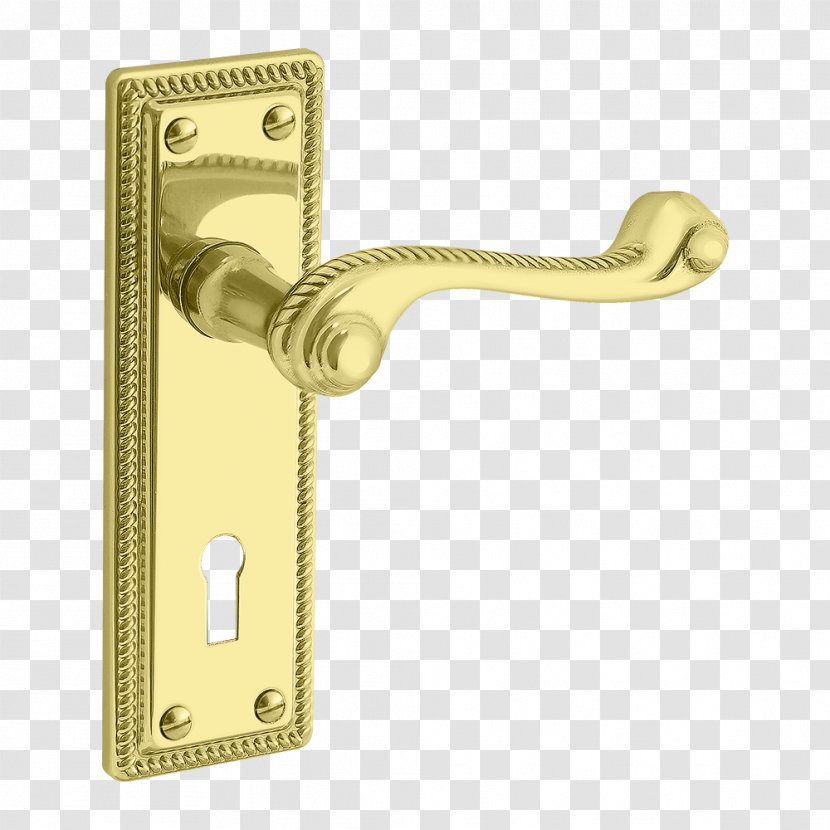 Mortise Lock Brass Door Handle Latch - Material Transparent PNG