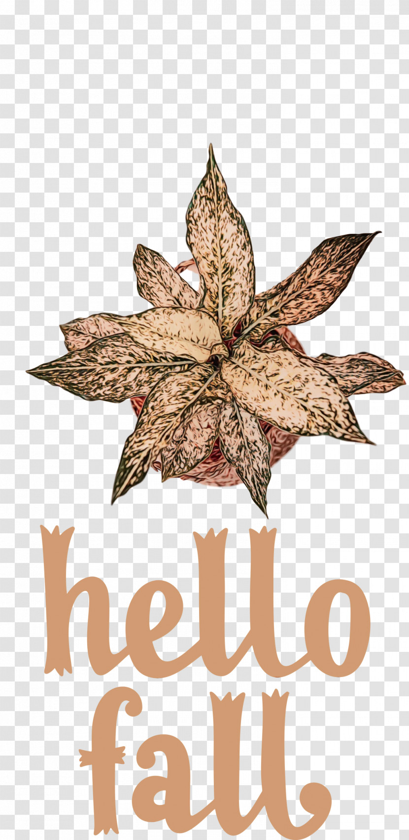 Hello Fall Autumn Cdr Drawing 2020 Transparent PNG