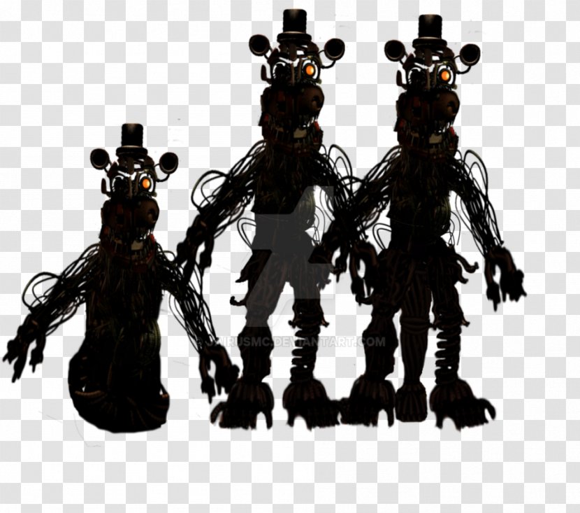 Five Nights At Freddy's Jump Scare Robot DeviantArt - Gold - Puddle Texture Transparent PNG