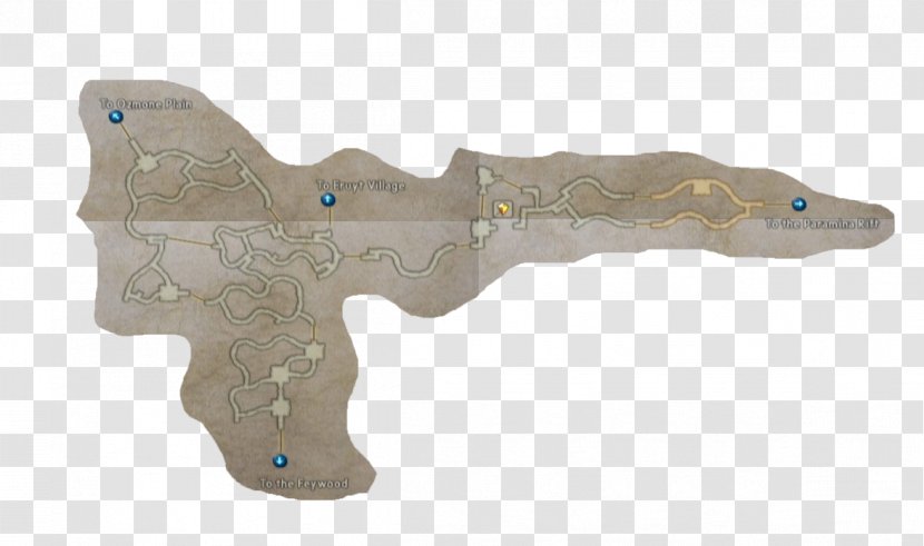 FINAL FANTASY XII: Eruyt Village World Map - Final Fantasy Xii Revenant Wings Transparent PNG