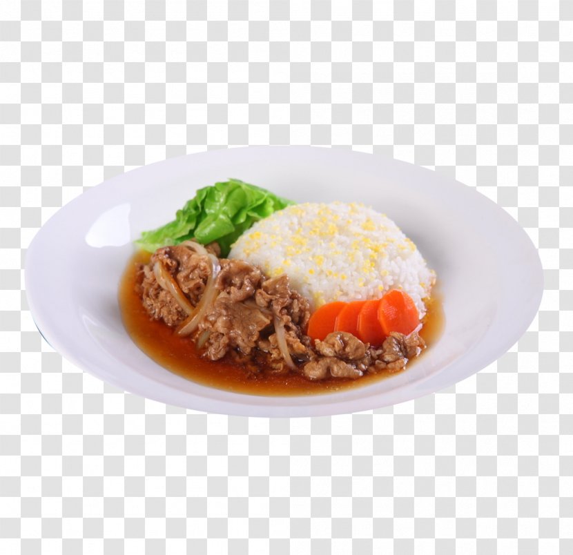 Asian Cuisine Bell Pepper Steak Fried Rice Picadillo - Cooked - Carrot, Black Pepper, Beef Transparent PNG