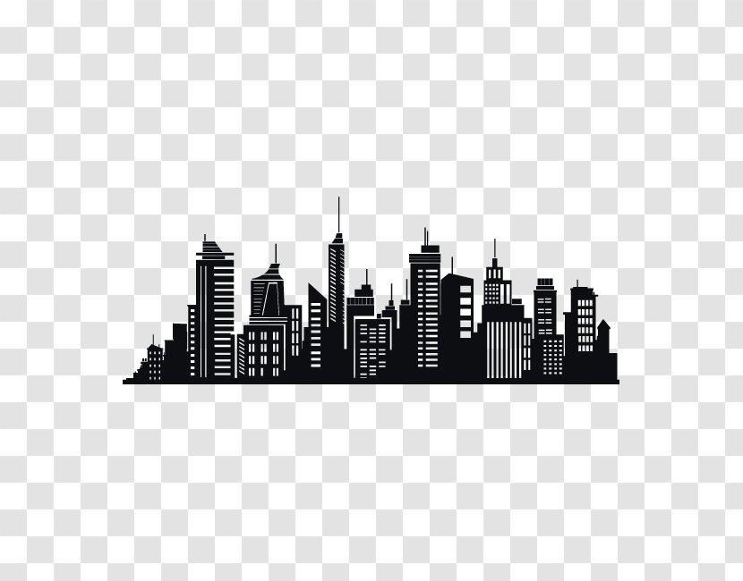 Skyline Silhouette - Rectangle Transparent PNG