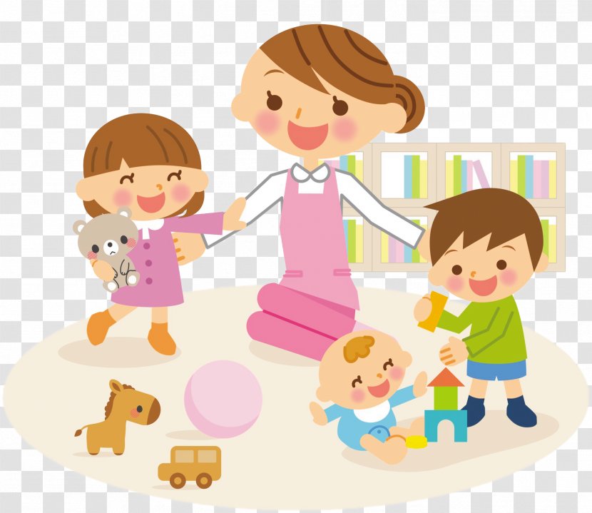 Kids Playing Cartoon - Child - Gesture Holding Hands Transparent PNG