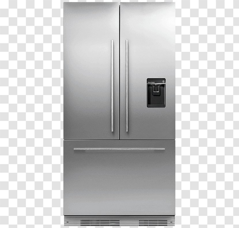 Refrigerator Fisher & Paykel Freezers Cooking Ranges Home Appliance - Stainless Steel Door Transparent PNG