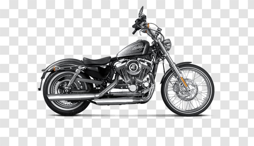 Exhaust System Harley-Davidson Sportster Motorcycle Super Glide - Automotive Exterior Transparent PNG