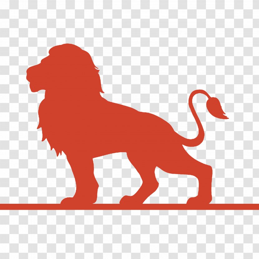 Lion Poster Silhouette - Cat Like Mammal Transparent PNG