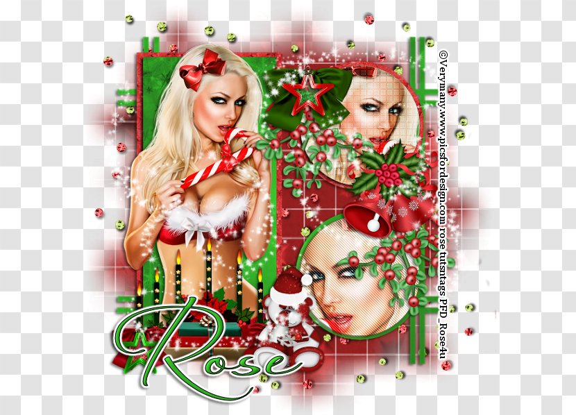 Christmas Ornament Tree Photomontage Character Transparent PNG