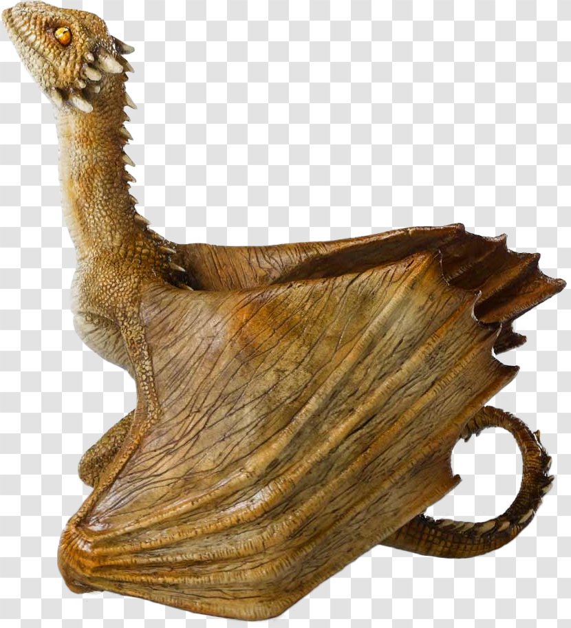 Daenerys Targaryen Drogon Viserion Dragon Statue - Game Of Thrones Transparent PNG