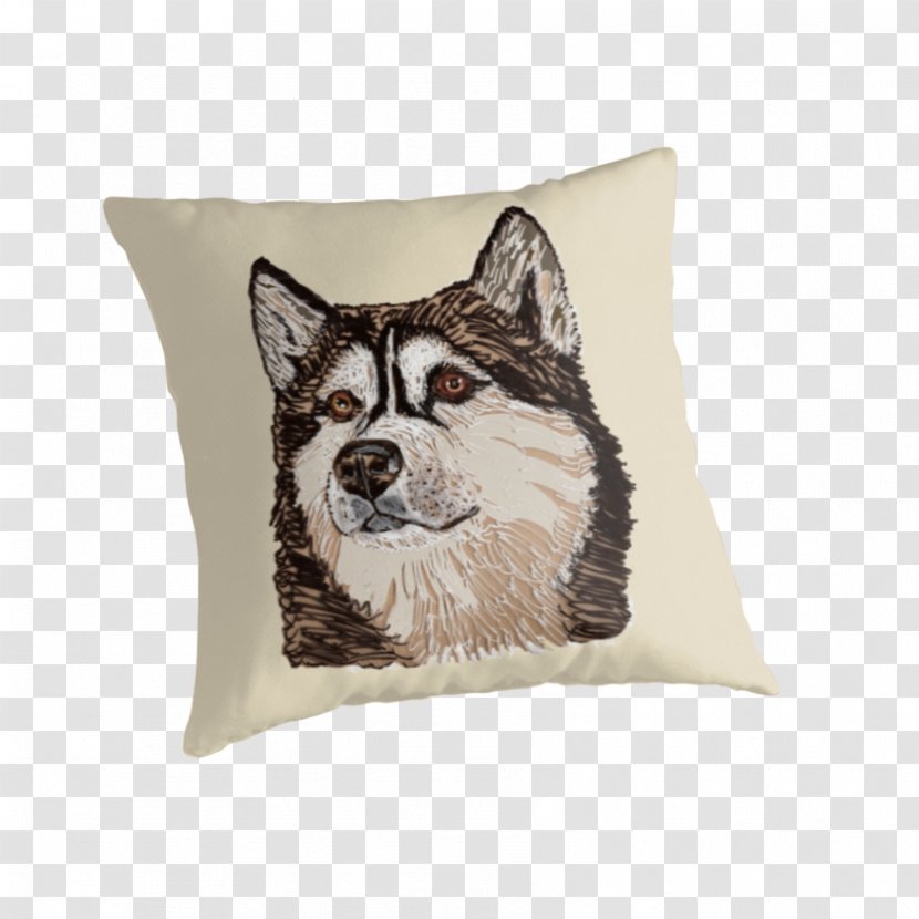 Dog Breed Siberian Husky Throw Pillows Cushion - Pillow - Alaskan Transparent PNG