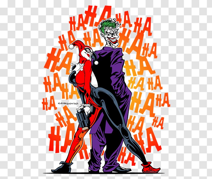 Harley Quinn Joker Batman Robin Comics - The Animated Series - Ha Transparent PNG