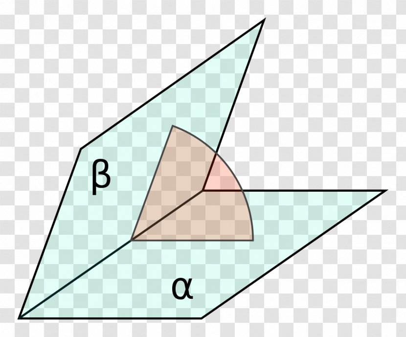 Dihedral Angle Geometry Glossario Di Geometria Descrittiva Plane - Descriptive - Angular Transparent PNG