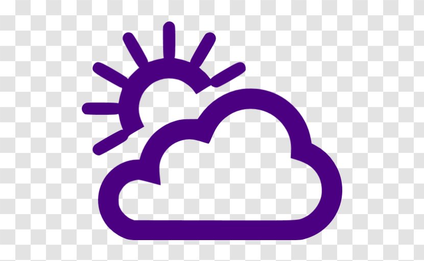 Weather Forecasting Clip Art Cloud - Text Transparent PNG