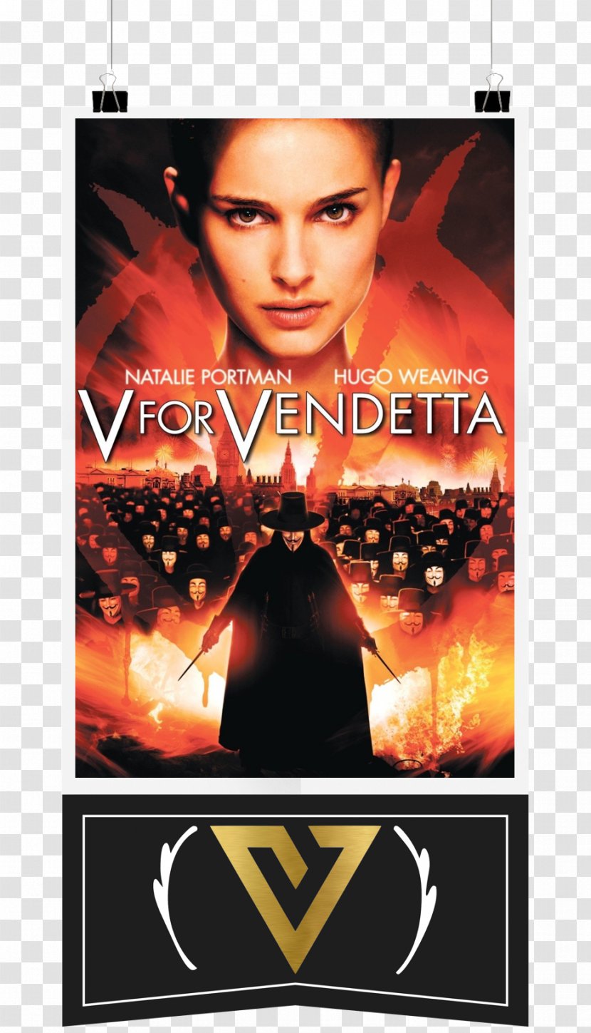 Natalie Portman V For Vendetta Evey Hammond United Kingdom DVD - Advertising Transparent PNG