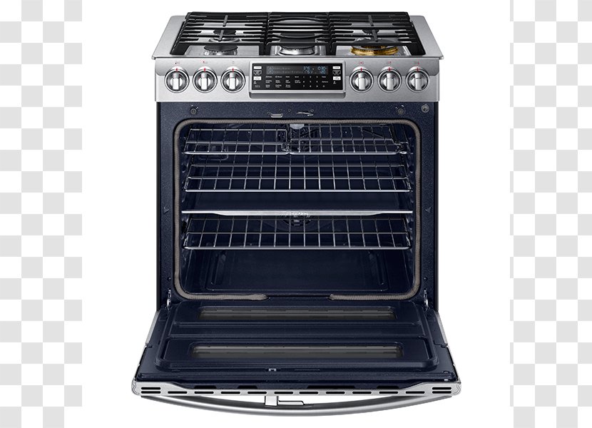 Gas Stove Cooking Ranges Samsung NX58K9850 Flex Duo - Convection Oven - Self-cleaning OvenSelf-cleaning Transparent PNG