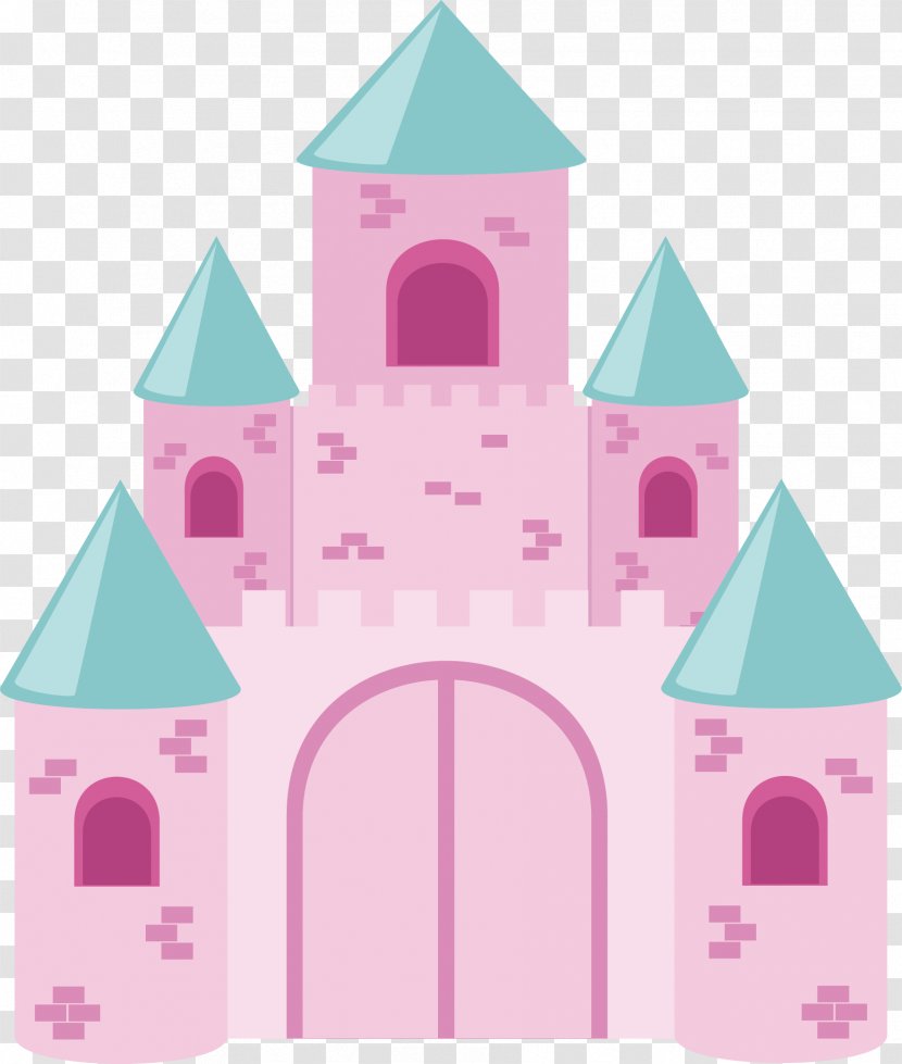 The Magic Castle Clip Art - Drawing - Pink Transparent PNG
