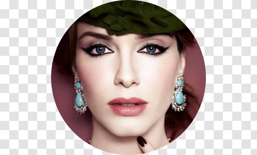 Christina Hendricks Mad Men Joan Holloway Black And White Photography - Cosmetics - Actor Transparent PNG