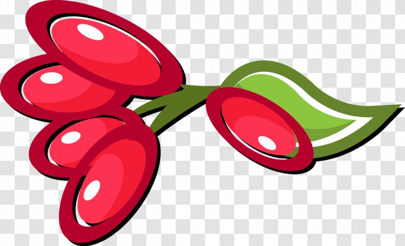 Miracle Fruit Berry Dried Clip Art - Cherry - Berries Transparent PNG