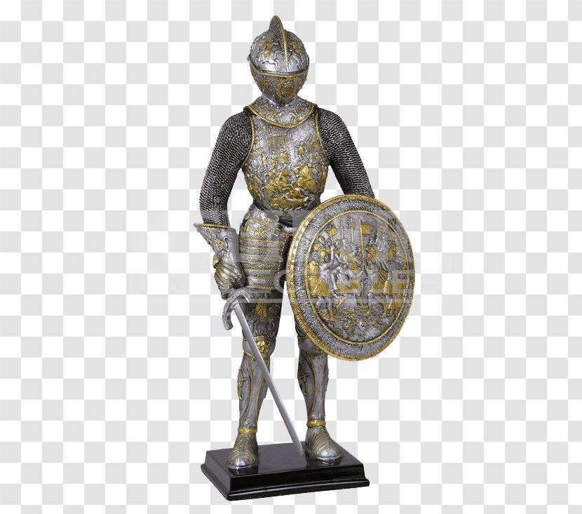 Knight Middle Ages Plate Armour Body Armor - Figurine - Age Woman Transparent PNG