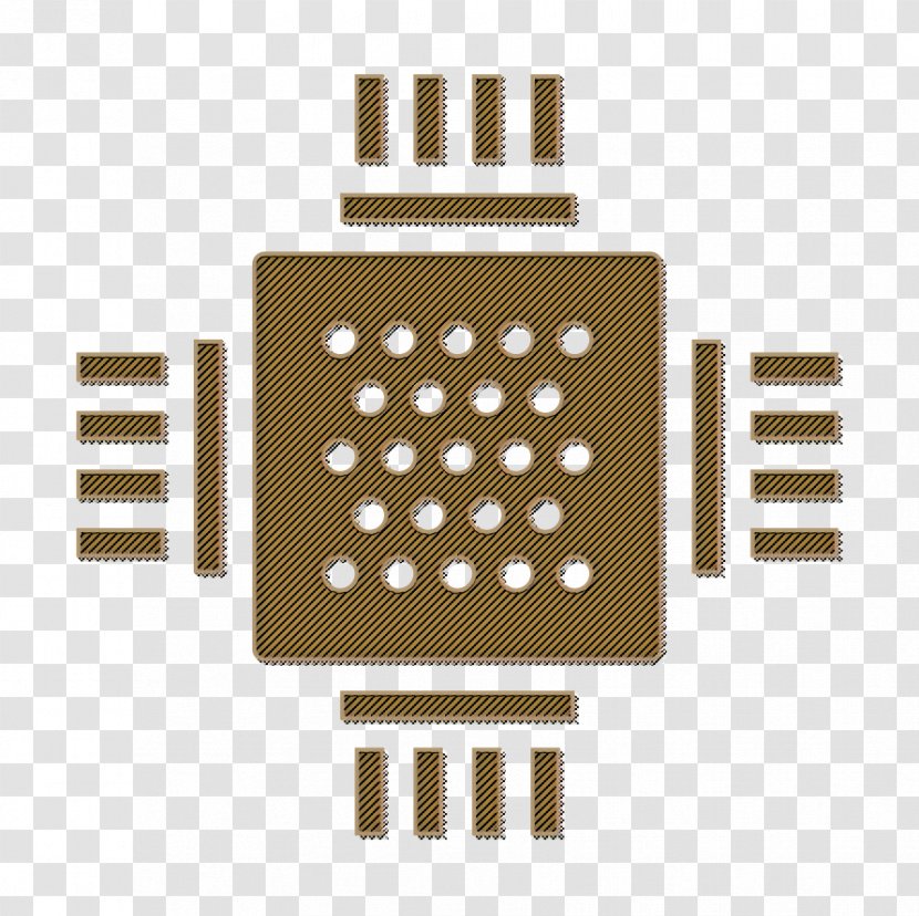 Chip Icon Circuit Ic - Technology Semiconductor Transparent PNG