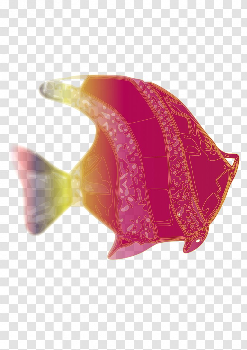 Art Deco Clip - Drawing - Fish Transparent PNG