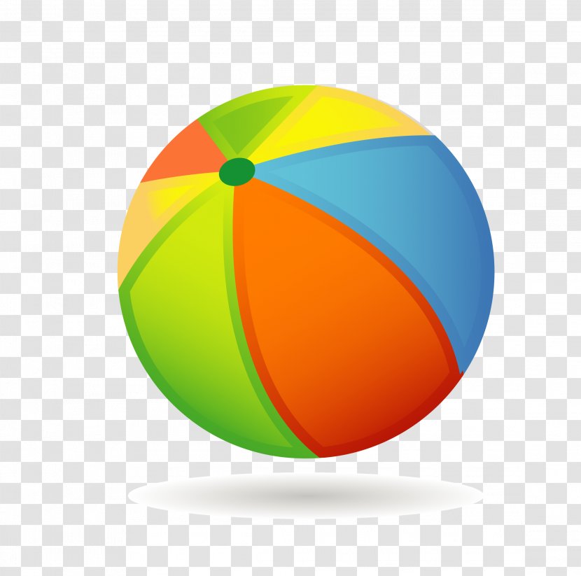 Beach Ball Icon Transparent PNG