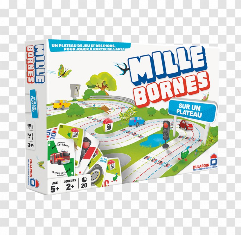 Dujardin Mille Bornes Jeu De Plateau Board Game - Dice Transparent PNG