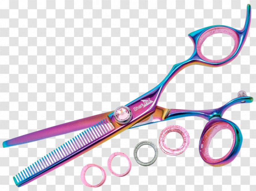 Scissors Hair-cutting Shears Line - Hair Shear Transparent PNG