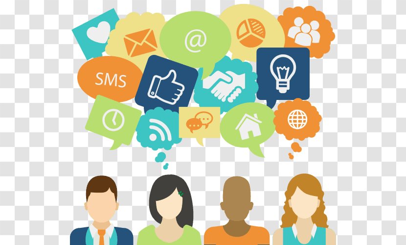 Social Media Marketing Business Communication - Public Relations - Digital Market Transparent PNG