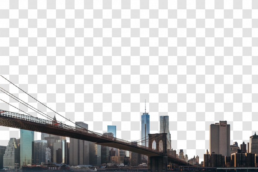 Brooklyn Bridge Park One World Trade Center Wallpaper Transparent PNG
