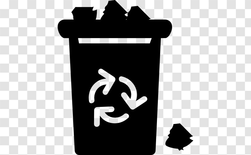 Rubbish Bins & Waste Paper Baskets Recycling Bin - Logo - Symbol Transparent PNG