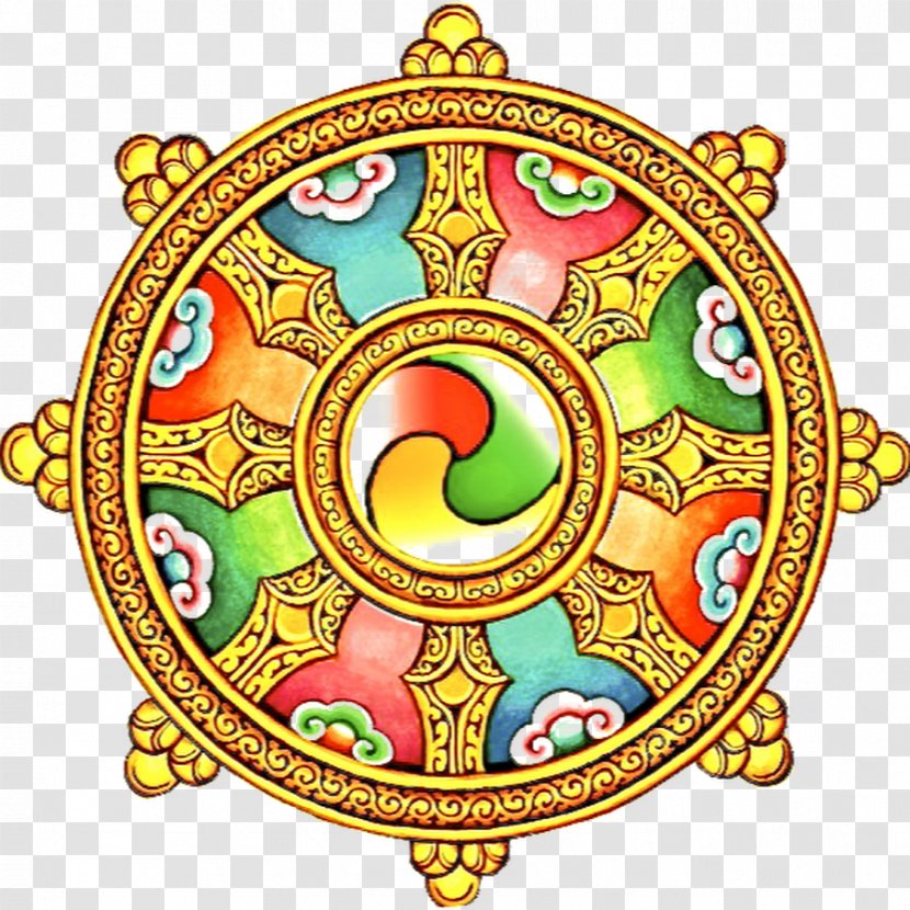 Dharmachakra Tibetan Buddhism Bhavacakra - Three Turnings Of The Wheel Dharma Transparent PNG