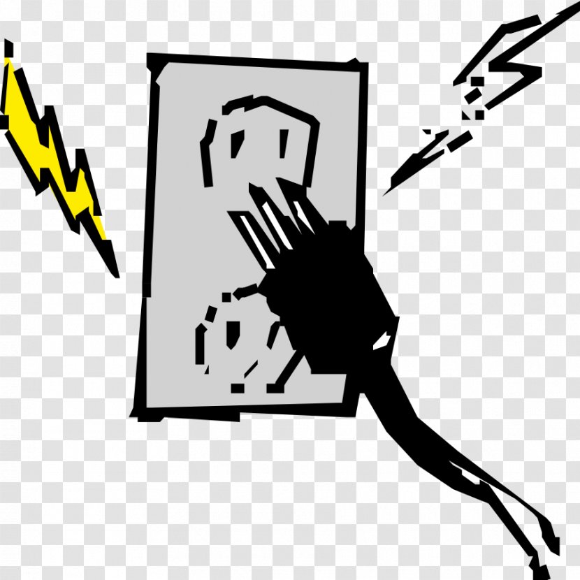 Clip Art Electricity Openclipart Free Content AC Power Plugs And Sockets - Brand - Glow Plug Transparent PNG