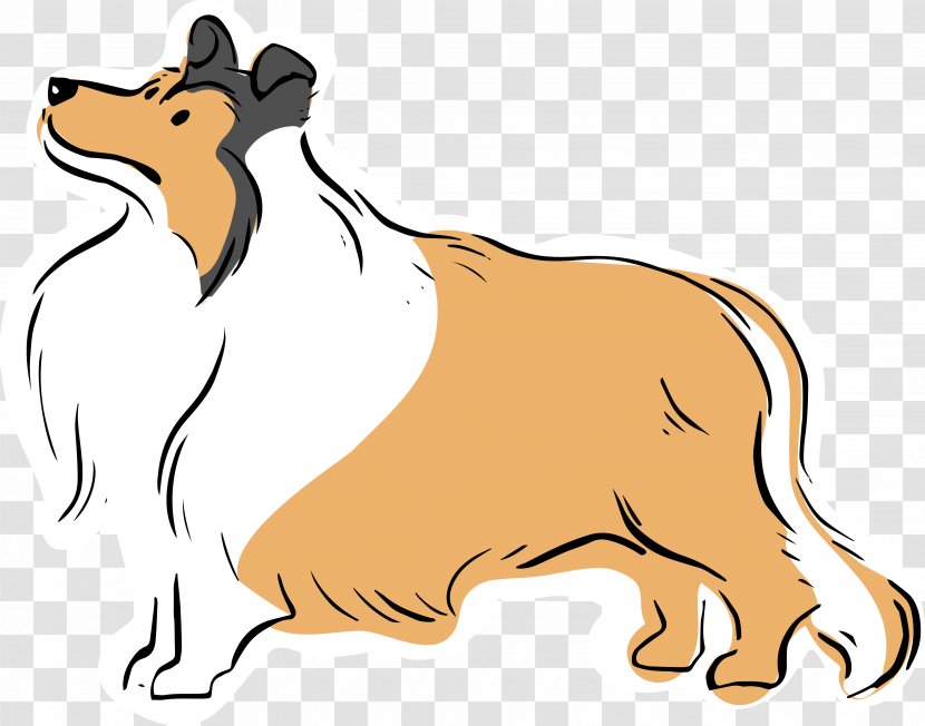 Pug French Bulldog Rough Collie Yorkshire Terrier Dog Breed - Like Mammal - Adorable Pet Vector Puppy Transparent PNG