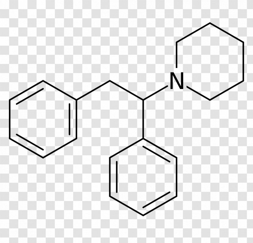 Chemical Synthesis Diphenidine Compound Phenols Molecule - Anterograde Amnesia Transparent PNG