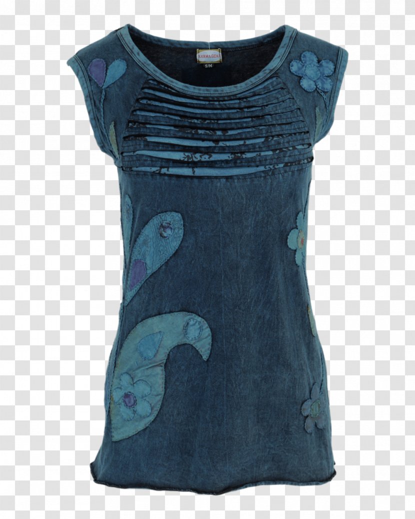 T-shirt Dress Turquoise Clothing Electric Blue - Active Tank - Vest Transparent PNG
